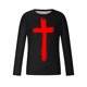 thumbnail image 5 of Blusas y camisas de manga larga y cuello redondo para hombre, camisetas informales con estampado de cuello redondo, blusas de manga corta para hombre, 5 of 5