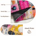 thumbnail image 6 of Round Rugs 3.3Ft, Colorful Oil Painted Round Area Rug Washable Indoor Throw Carpet, Abstract Modern Contemporary Soft Non Slip Circle Rug for Laundry Room Patio Home Decor Aesthetic, 6 of 8