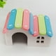 thumbnail image 2 of Casa para hámster, escondite resistente y colorido, casa escondite para animales pequeños para ratones hámster, pequeños animales peludos, casa pequeña, casa arcoíris, 2 of 5