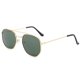 thumbnail image 1 of Gafas de Sol Nikou con Montura de Metal Doble Puente Lentes Verde Oscuro, 1 of 12