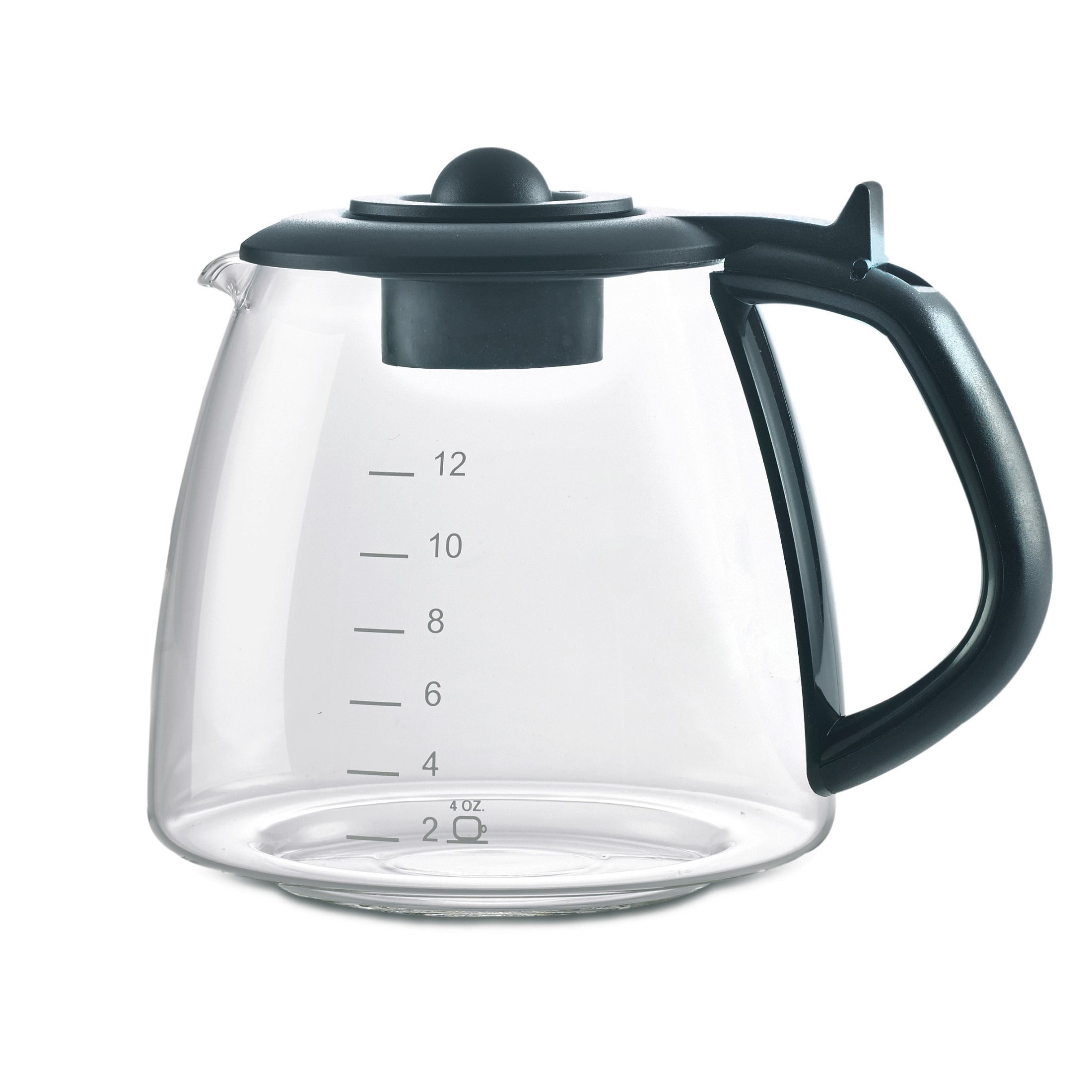 Caf Brew 12 Cup Replacement Coffee Carafe In Glass Material Walmart