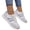 Grey 37, variant on Women Tennis Shoes Lightweight Arch Support Flat Sneakers Slip-On Workout Running Shoes for Sports Daily Outings
