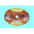 thumbnail image 2 of Orange Tempered Glass Vessel Sink Oval Bowl Sink with Drain Renovators Supply, 2 of 4