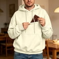 thumbnail image 5 of Snack Hoodie with Pouch Long Sleeve Pet Pouch Hoodie Unisex Pullover Sweatshirt Puppy Kitten Holder Carrier Hoodies, 5 of 9