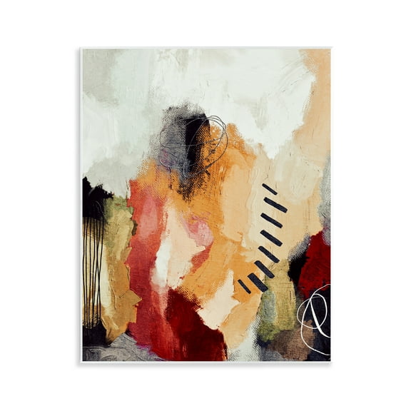 Stupell Industries Abstract Southwestern Pattern Abstract Painting Unframed Art Print Wall Art, 11 x 14
