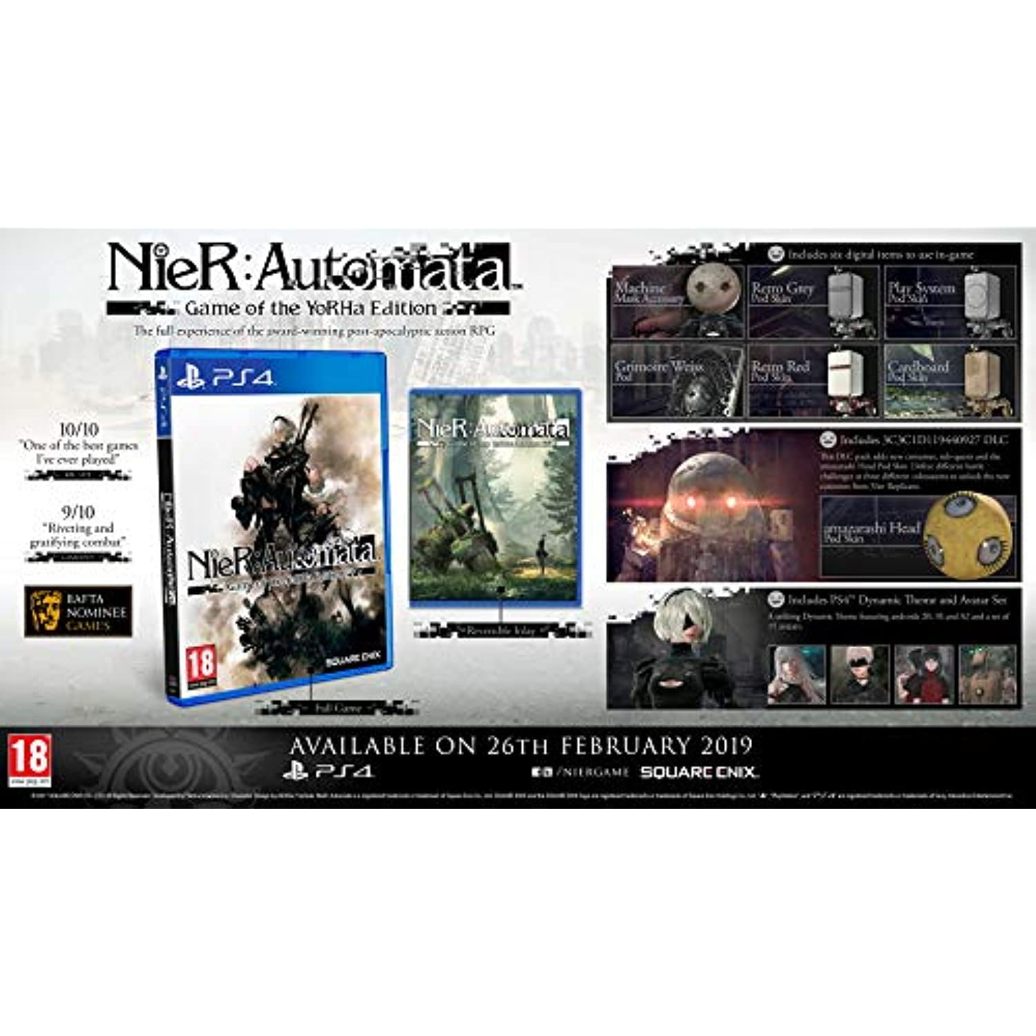  Nier, Automata Game of the Yorha Edition - PlayStation 4 :  Square Enix LLC