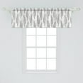 thumbnail image 2 of Ambesonne Harvest Window Valance, Wheat Branches Botanical, 54" X 18", Grey Pale Taupe, 2 of 3
