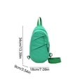 thumbnail image 3 of MMJ Crossbody Bags For Women Sling Bag Waterproof Lightweight Polyester Outdoor Sports Travel Hiking Shopping Cross Body Shoulder Bag Daily Use 13.39x7.09x3.54in, 3 of 6