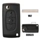 thumbnail image 1 of Remote Flip Car Key Shell For Peugeot 206 408 1/2/3/4/5/6/807 Partner Citroen C1/2/3/4/5/6/7/8 Xsara Picasso Ce0523/36, 1 of 1