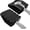 Black, variant on Bicycle Pedals Lightweight Flat Pedals with Anti-Slip Surface Pedal Extender for WahooSpeedplay Pedal Adapters