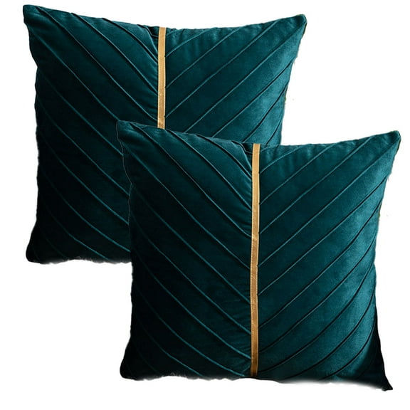 2pack Velvet Dutch velvet living room sofa cushion office waist rest-Headrest pillow cover