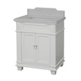 thumbnail image 5 of KBC Elizabeth 30" Wood Bathroom Vanity w/ Quartz Stone in White, 5 of 8