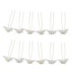 thumbnail image 1 of 12 piezas de de imitación de cristal para boda, pinzas para el cabellero y mariposas huecas, 1 of 7
