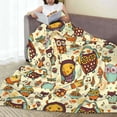 thumbnail image 6 of Sikiie Cute Owls Ultra-Soft Micro flannel Blanket Luxury All Seasons Warm Blanket for Bedding Sofa and Travel (4 sizes)-40"x30", 6 of 7