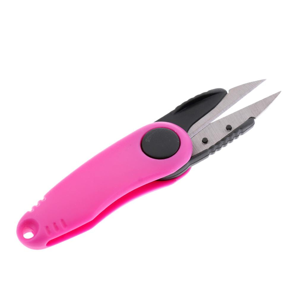 simhoa 10xFoldable ing Scissors Stainless Steel Line Braid String Cutter Snip