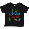 thumbnail image 3 of Inktastic My Godmother Loves Me Boys or Girls Toddler T-Shirt, 3 of 5