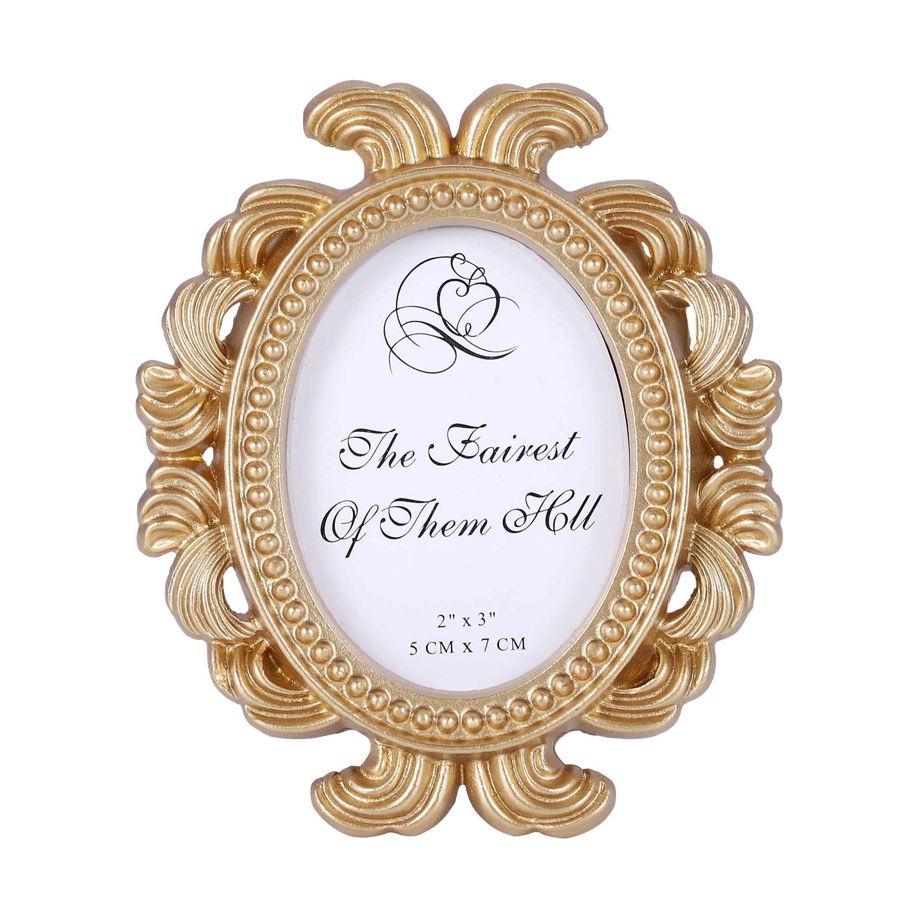 Mini Resin Oval Photo Frame Wedding Baby Shower Party Birthday Favor