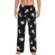 thumbnail image 1 of Balery Rose Flowers Pantalones de pijama para hombre, pijama ultraligero, pantalón de descanso-Small, 1 of 6