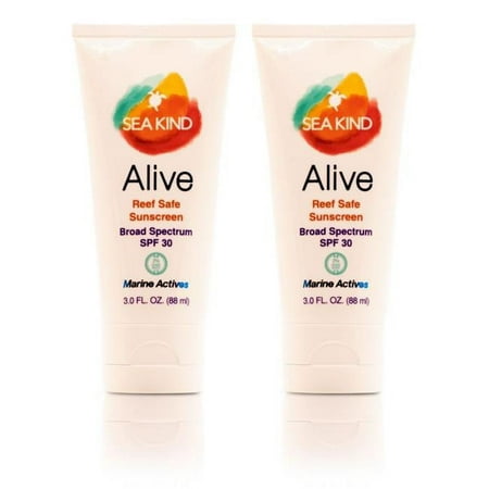 Sea Kind Skincare SK-SNSCRN-3OZ-2PK Sea Kind Alive Sunscreen - 2 Pack