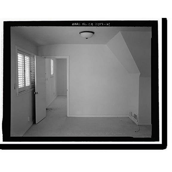 Historic Print, Morris Landau House, 638 North Faring Road, Los Angeles, Los Angeles County, CA - 71, 16" x 20"