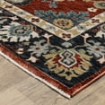 thumbnail image 3 of Oriental Weavers Eliana Area Rug - ELI12 - 2'3" x 7'6" - in Rust Red/ Blue - Vintage Inspired, Stain Resistant, Family and Pet Friendly , Entryway, Hallway Runner Rug, 3 of 5