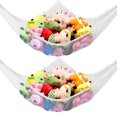 thumbnail image 1 of EIGTHTAIL 2 Pcs Stuffed Animal Net or Hammock - Stuffed Animal Storage Ideas Toy Hammock for Stuffed Animal Holder Net for Stuffed Animals Corner Organizer Storage Net Hammock (Medium), 1 of 7