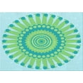 thumbnail image 1 of Ahgly Company Indoor Rectangle Patterned Dragon Green Area Rugs, 6' x 9', 1 of 6