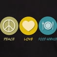 thumbnail image 3 of CafePress - Peace Love Food Service T Shirt - Men's Classic Graphic Cotton T-Shirt, 3 of 4