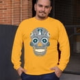 thumbnail image 4 of Philly Thing Sugar Skull Long Sleeve T-shirt Day of the Dead Dia de los Muertos, 4 of 7