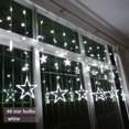 thumbnail image 3 of Guirnalda de luces LED con forma de estrella para decoración de bodas y Navidad, 3 m, iluminación festiva para exteriores, CA 110 V o 220 V, 3 of 5
