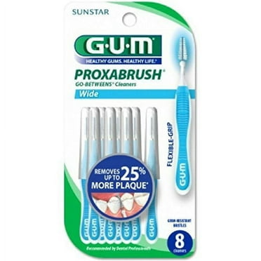 GUM Go-Betweens Proxabrush Cleaners Wide - 8 ea