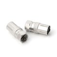 thumbnail image 5 of 2 Pcs F Connector Male Plug to RF Coaxial TV Antenna Female RF Adapters, 5 of 5