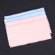thumbnail image 4 of EeaseMX 100 paños de limpieza de microfibra de 10 x 10 cm para gafas, lentes de sol, cámaras, teléfonos móviles e instrumentos musicales (azul y rosa), 4 of 7