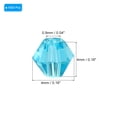 thumbnail image 2 of Uxcell 1600Pcs 4mm Bicone Glass Beads Small Faceted Blue, 2 of 6