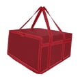 thumbnail image 3 of Bolsa térmica para pizza, ideal para comidas frías y calientes, ligera, para calentar alimentos, ideal para ir de compras, acampar o hacer picnic. XXL, 3 of 8