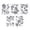 Flowers, variant on 5Pcs Flower Butterfly Stencils PET Painting Templates For Painting on Paper Metal Glass Fabric Wall Decoration
