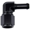 thumbnail image 1 of 6an Female To 5/16 Barb Elbow Swivel Fittings Aluminum Hose Barb Fuel Adapter Black (5/16 Inch), 1 of 1