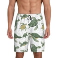 thumbnail image 3 of Lsque Cute Turtle Mens Sleep Pajama Shorts,Short Pajama Pants, Cotton Ultra-Soft Knit-Small, 3 of 9