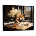 thumbnail image 2 of Designart "Bubbles and Bliss in Champagne Glass I" Food & Beverage Framed Wall Art - Traditional White Champagne Living Room Framed Canvas Art, 2 of 6