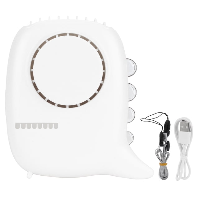 Ventilador De Escritorio, Ventilador Eléctrico De Mano Con Batería 3 Engranajes Para Oficina Para Dormitorio Para El Hogar Cergrey Blanco