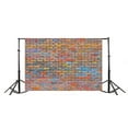thumbnail image 3 of ABPHOTO Polyester 7x5ft Photography Backdrop Pastel Brick Wall Texture Background Backdrops for Photo Shoots Newborn Lovers Party Adult Kids Baby Personal Portrait Photo Background Studio Props, 3 of 4