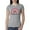 Heather Grey, variant on Waymaker Rainbow Inspirational/Christian Womens Slim Fit Junior Tee, White, Large