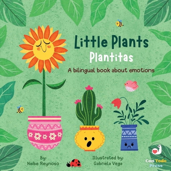 Little Plants, Plantitas: A Bilingual Book about Emotions, (Hardcover)