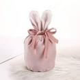 thumbnail image 4 of SJYYTT Easter Bunny Bags Velvet Bag with Drawstring Rabbit Ear Design Bunny Candy Gift Bag Cookies Chocolate Egg Goody Stuffer Bunny Party Favor Gifts Classroom Rewards Birthday Wedding Easter Gifts, 4 of 4