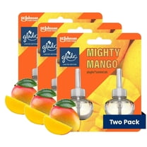 Glade PlugIns Scented Oil Refills, Air freshener, Mighty Mango, Infused with Essential Oils, 0.67 oz, 5 Count