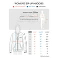 thumbnail image 3 of Hat and Beyond Women's Premium French Terry Cotton Face Wrinkle Resistant Zip Up Hoodie for Training, 3 of 3