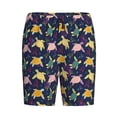 thumbnail image 4 of Wukai Turtle Men’s Short Pajama Pants With Pockets Soft Sleep Pj Shorts for Men-Small, 4 of 6