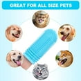4 Pack Dog Toothbrush for Dog Teeth Cleaning, Dog Finger Toothbrush