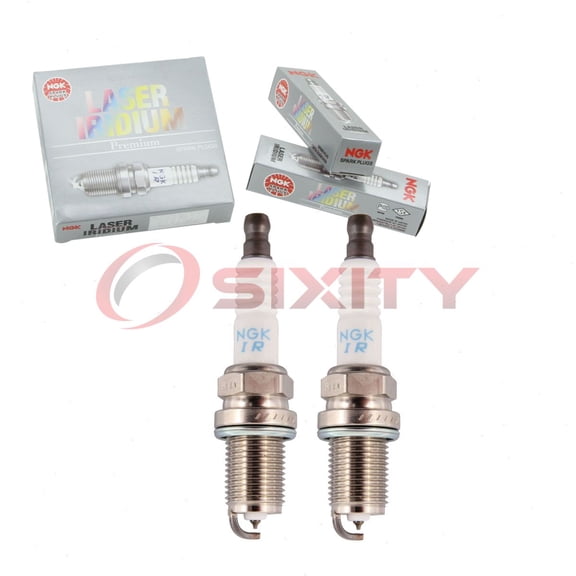 2 pc NGK 96416 Laser Iridium Spark Plugs for Ignition Wire Secondary