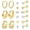 gold D1 9 pairs, variant on Hypoallergenic Flat Back Earrings-Cartilage Earring Stacks-Surgical Steel Earrings for Sensitive Ears - Small Stainless Steel Flatback Stud Hoop Earring Sets for Helix Tragus Conch Daith Multiple Pi